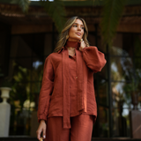 LUZ SHIRT TERRACOTA