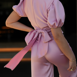 FENIX SATIN JUMPSUIT BARBIE