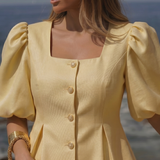 BLUSA BARBIE JACQUARD BEIGE