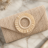 HERMOSA CLUTCH BEIGE