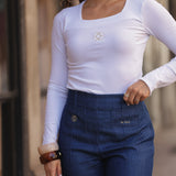 CAMISOLA BE LUCKY BRANCO