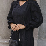BE YOURSELF DRESS PRETO