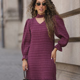 BE YOURSELF DRESS BORDEAUX
