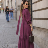 BE YOURSELF DRESS BORDEAUX