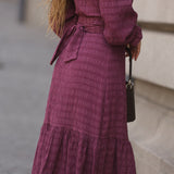 BE YOURSELF DRESS BORDEAUX