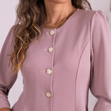 ELEVATE BLOUSE ROSE QUARTZ