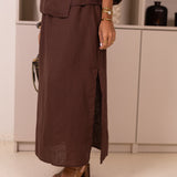 PURE SKIRT CHOCOLAT