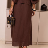 PURE SKIRT CHOCOLAT