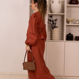 PURE SKIRT TERRACOTA