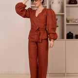 PURE PANTS TERRACOTA