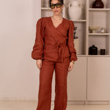 PURE PANTS TERRACOTA