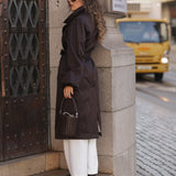 BE POWERFUL TRENCH COAT CASTANHO - IMPERMEÁVEL
