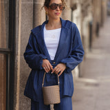 PERFECT DENIM COTTON COAT
