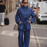 PERFECT DENIM COTTON COAT