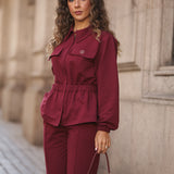 BE LUCKY COAT BORDEAUX