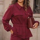 BE LUCKY COAT BORDEAUX
