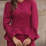 MUSE BLOUSE FÚCHSIA