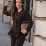 MUSE BLOUSE CHOCOLAT