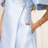 BRIDGERTON DRESS AZUL CELESTE