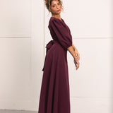 FÉNIX DRESS BORDEAUX