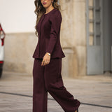 ELEVATE PANTS BORDEAUX