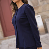 ELEVATE BLOUSE MARITIME BLUE