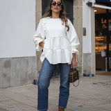 BE LOVE BURGUNDY BLOUSE