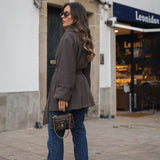 BE SWAN ABRIGO CHOCOLAT