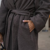 BE SWAN ABRIGO CHOCOLAT