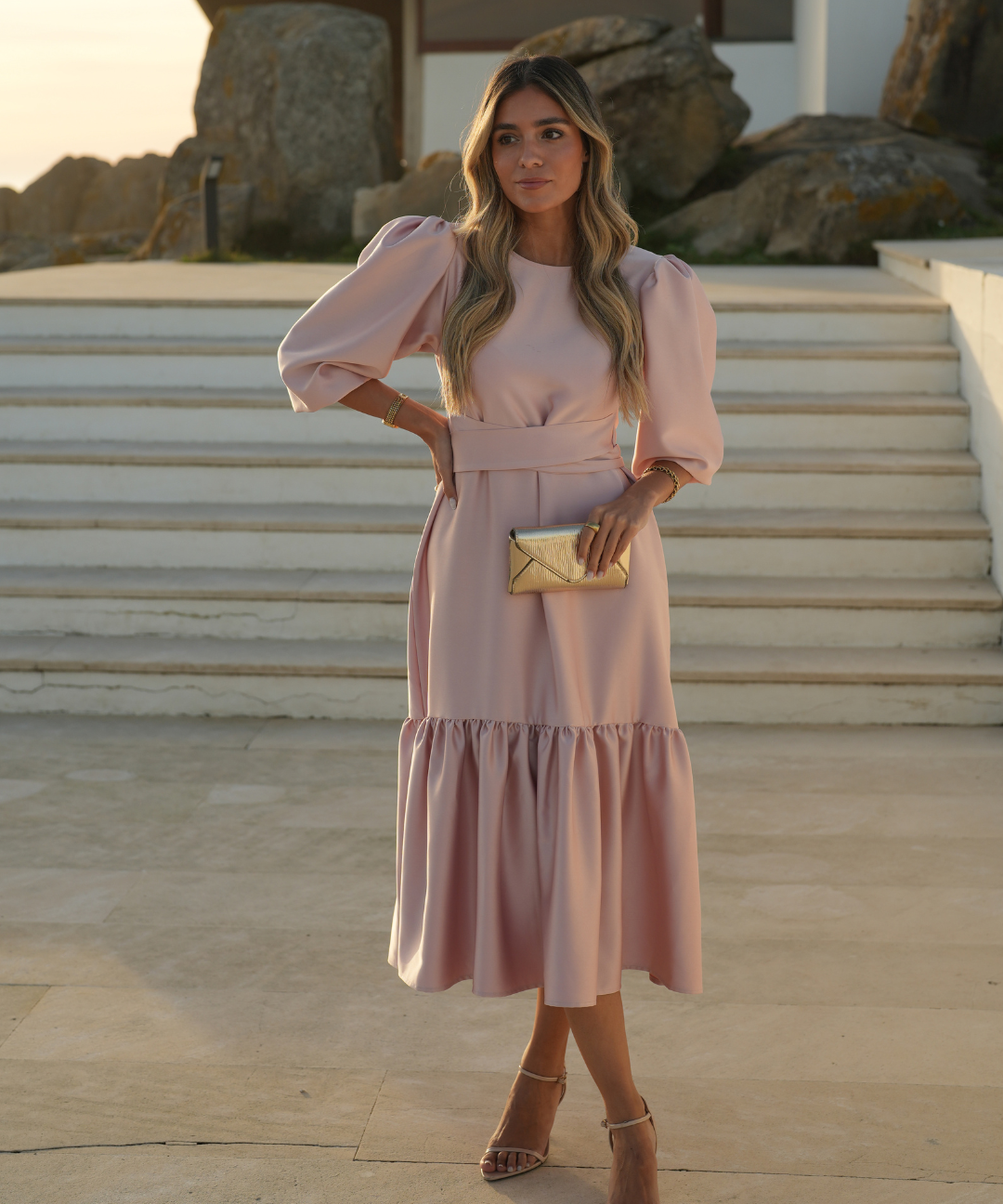 vestidocerimoniamidirosegold