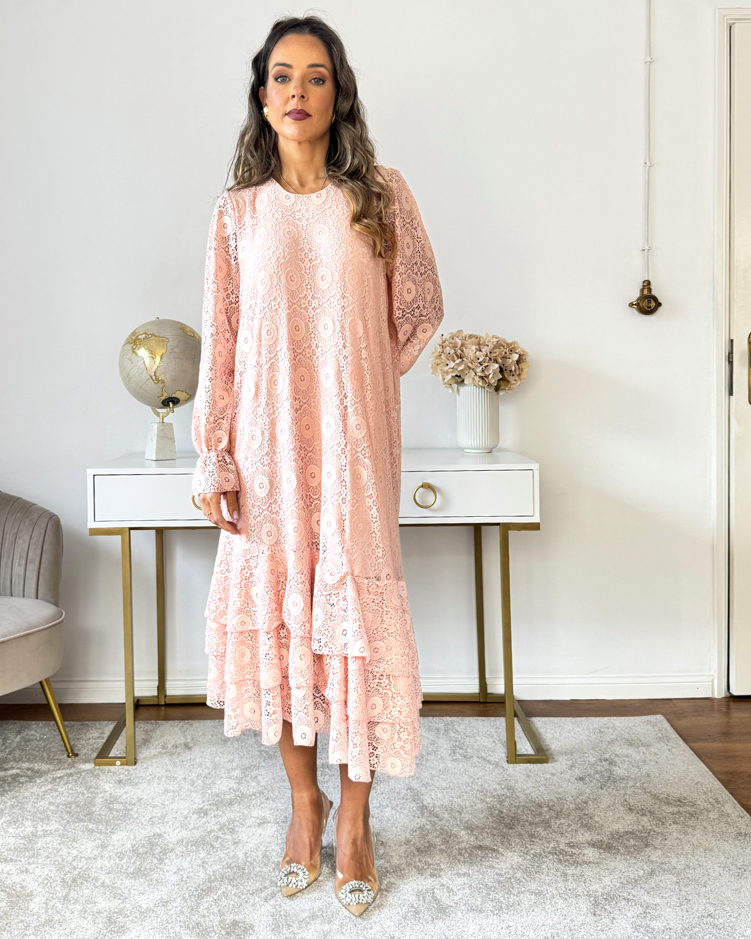 vestidoderendarosaparabatizado