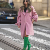 BE UNIQUE COAT WILD ROSE