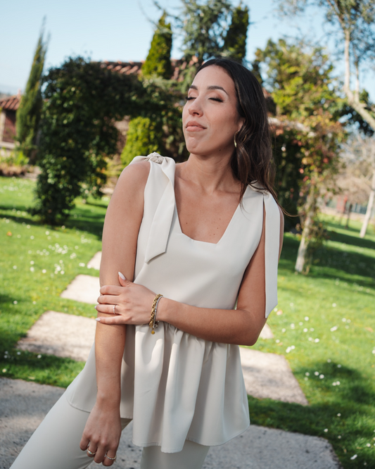 LOVE BLOUSE - VANILLA
